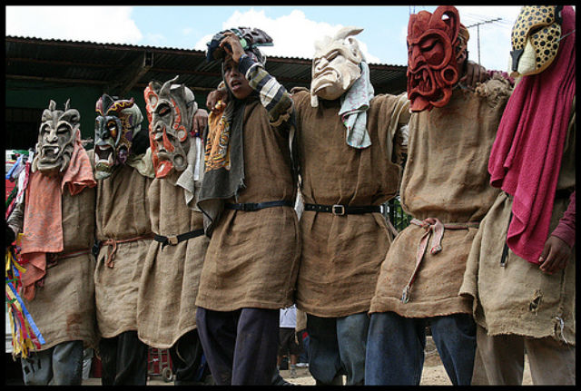 Photo de la fiesta des Diablitos, Borucas, Costa Rica